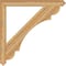 Ekena Millwork Olympic Arts & Crafts Rough Sawn Bracket, Western Red Cedar, 4"W x 44"D x 44"H BKT04X44X44OLY03RWR - alternate 3